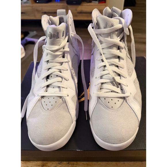Jordan Other - Air Jordan 7 Retro Pure Platinum White Metallic Silver 304775-120 Mens Sneakers